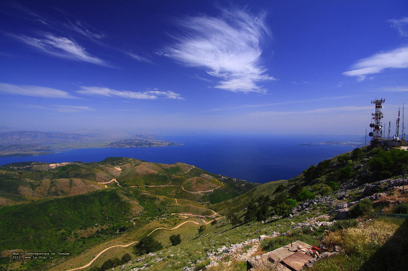 ��� � ������������ �� ������. ����� 2010. :: Pantokrator view of Greece. Corfy 2010.