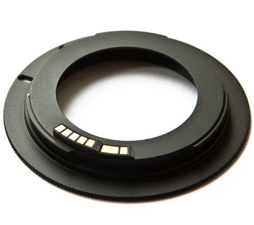 ������� �42 - Canon EOS � ����� ������������� ����������� (���������). :: Adapter M42 - Canon EOS with a russian chip