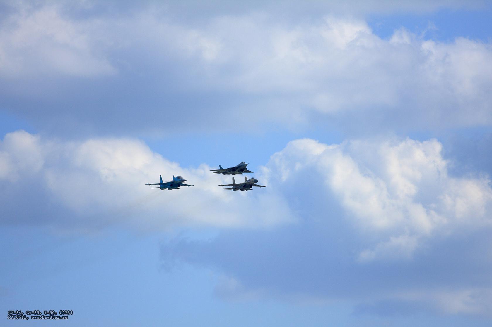 ��-34, ��-35, T-50, #0734 :: SU-34, SU-35, T-50, #0734