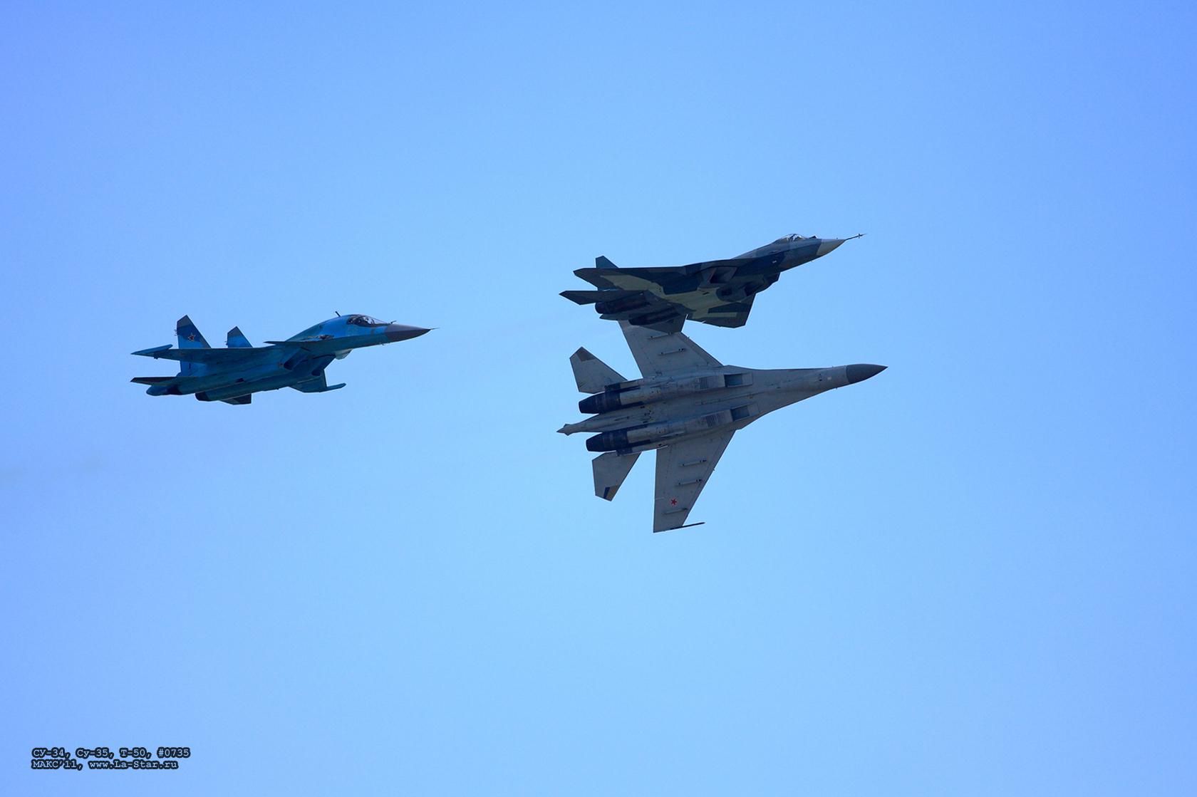 ��-34, ��-35, T-50, #0735 :: SU-34, SU-35, T-50, #0735